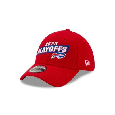 Buffalo Bills Gorra | New Era NFL 2020 NFL Playoffs 39thirty Stretch Fit Cap Mexico - Rojos